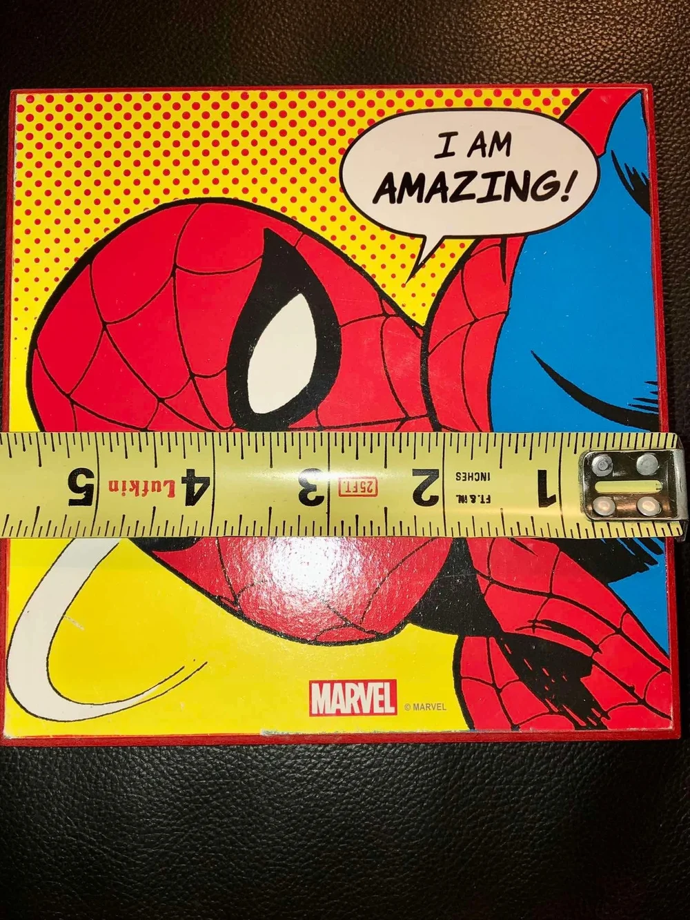 Marvel Spider-Man wooden wall art